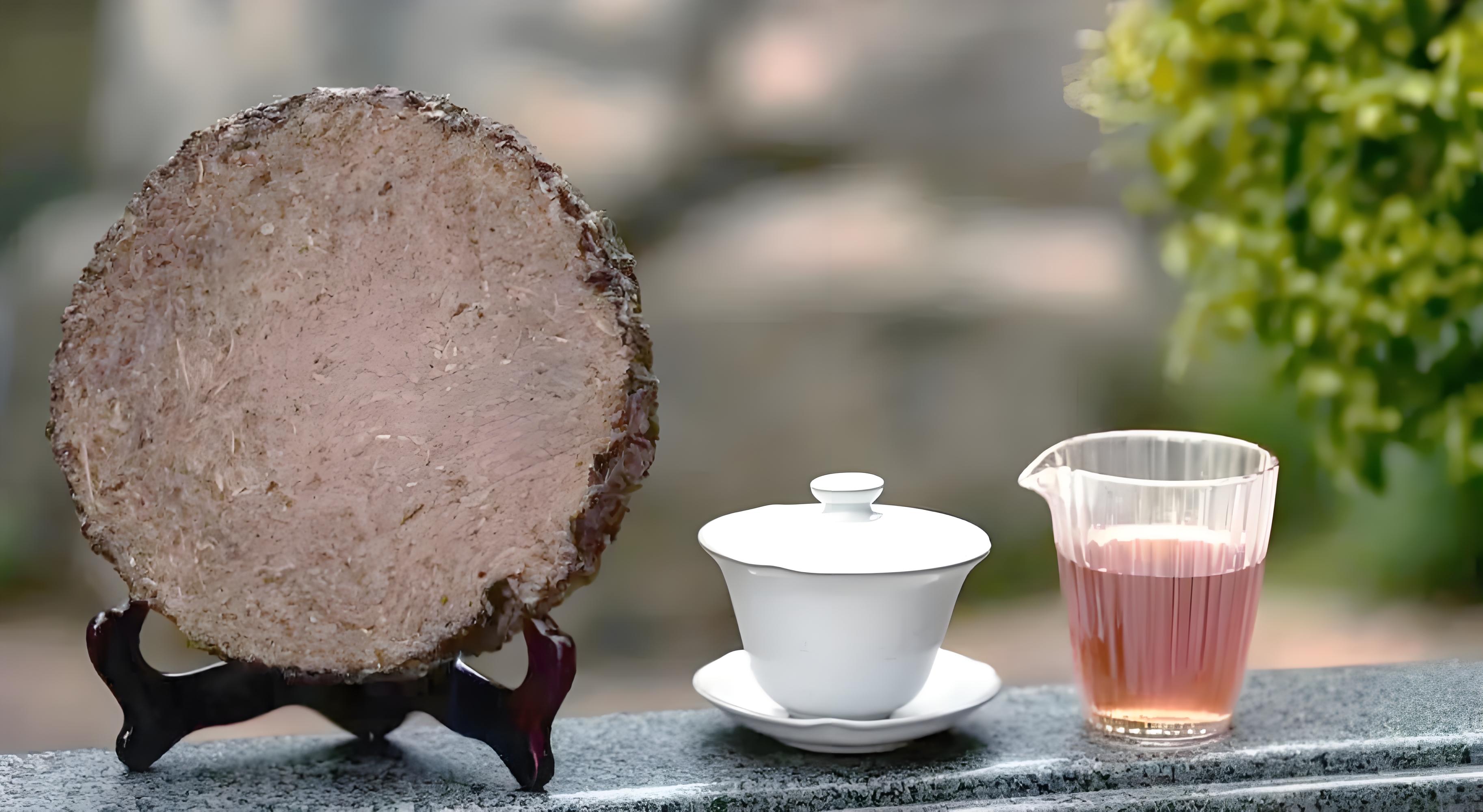 安化黑茶千两茶饼 500g